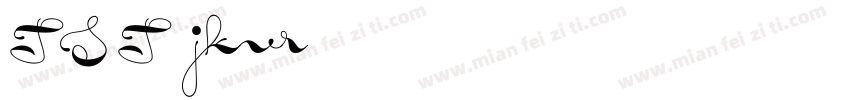 TST jkvr字体转换
